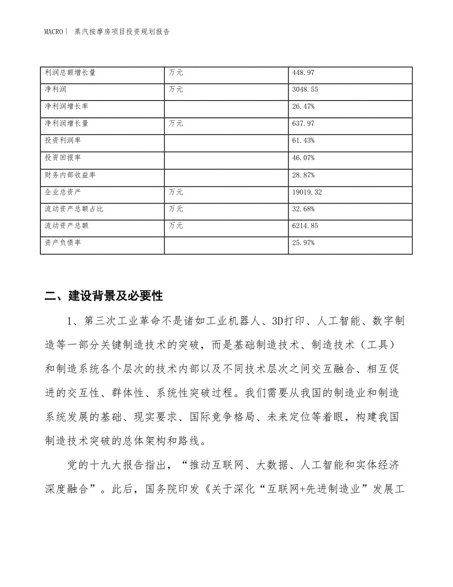 蒸汽按摩房项目投资规划报告_第3页