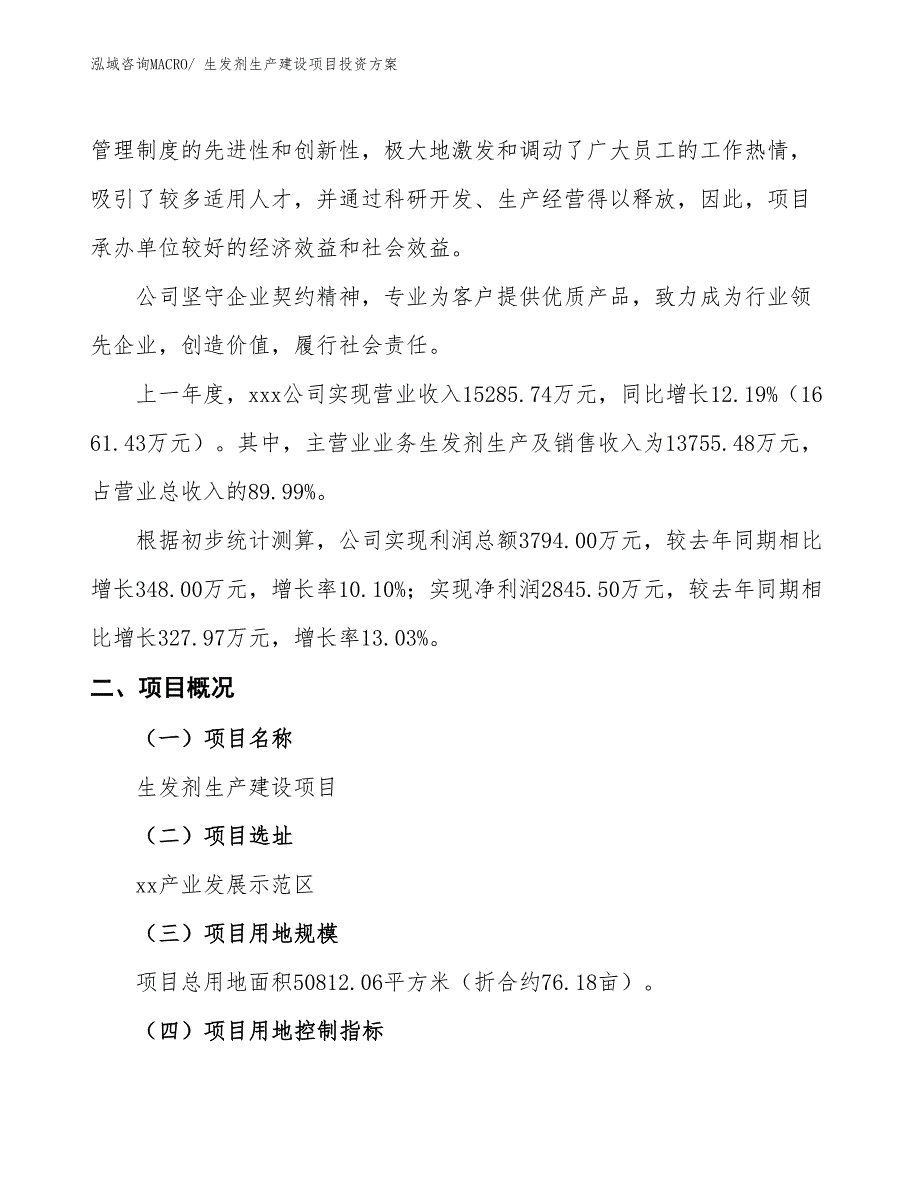 （项目申请）生发剂生产建设项目投资方案_第2页