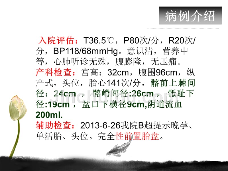 前置胎盘护理查房模板_第3页