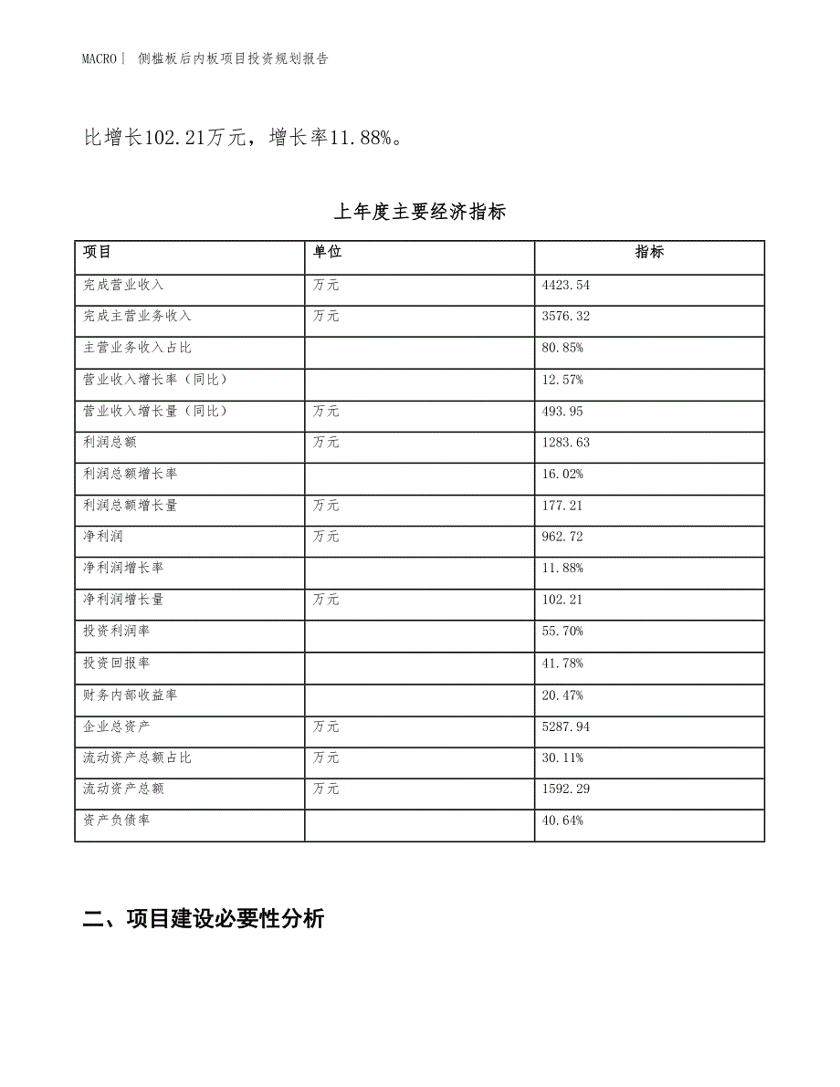 侧槛板后内板项目投资规划报告_第2页