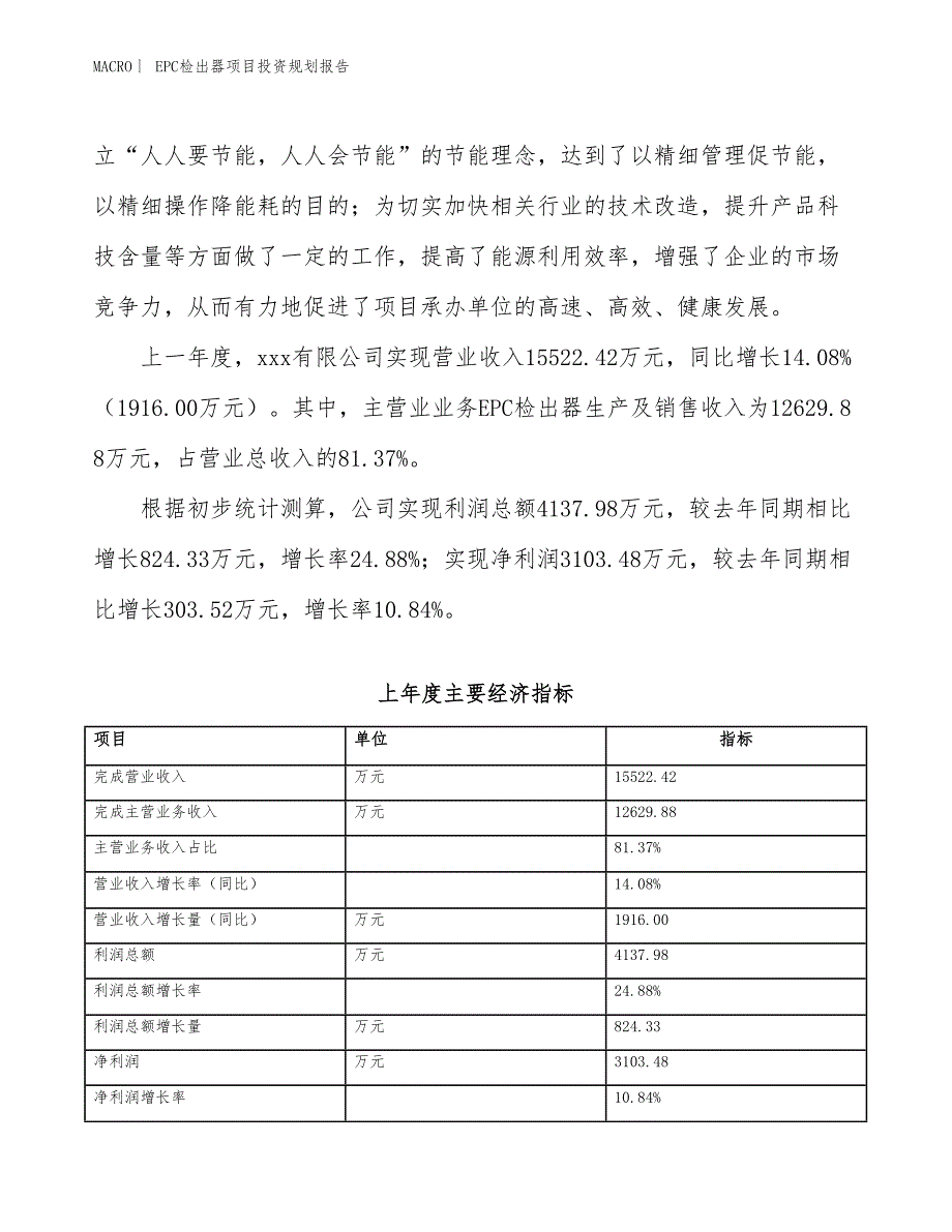 EPC检出器项目投资规划报告_第2页