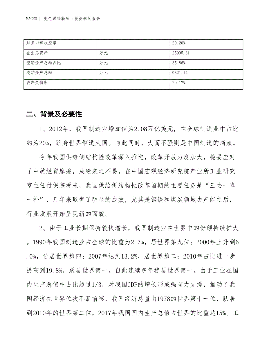 变色送纱轮项目投资规划报告_第3页