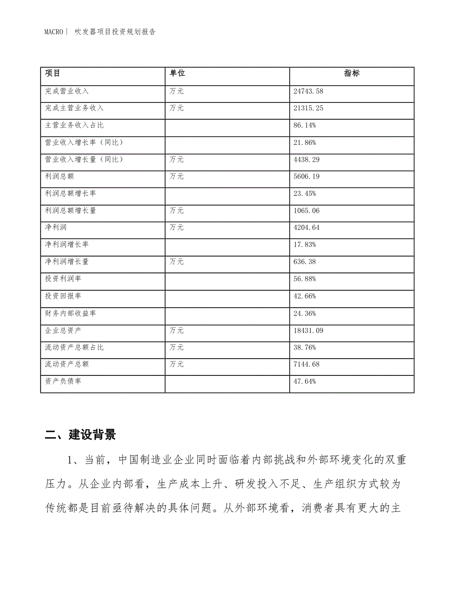 吹发器项目投资规划报告_第2页