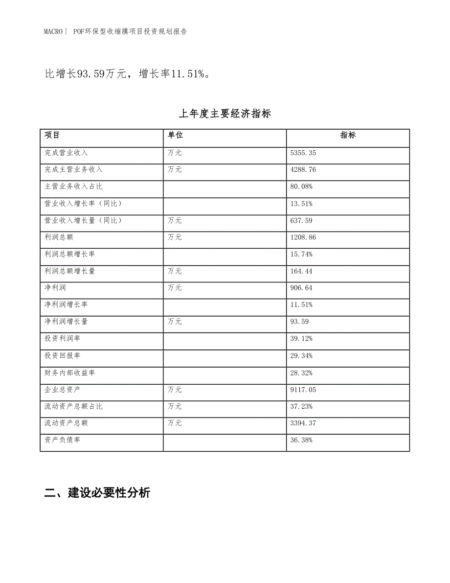 POF环保型收缩膜项目投资规划报告_第2页