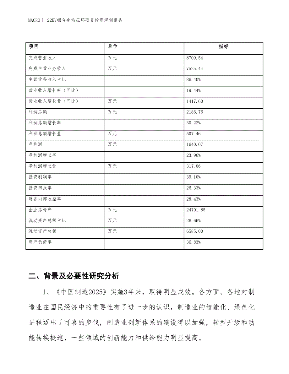 22KV铝合金均压环项目投资规划报告_第2页