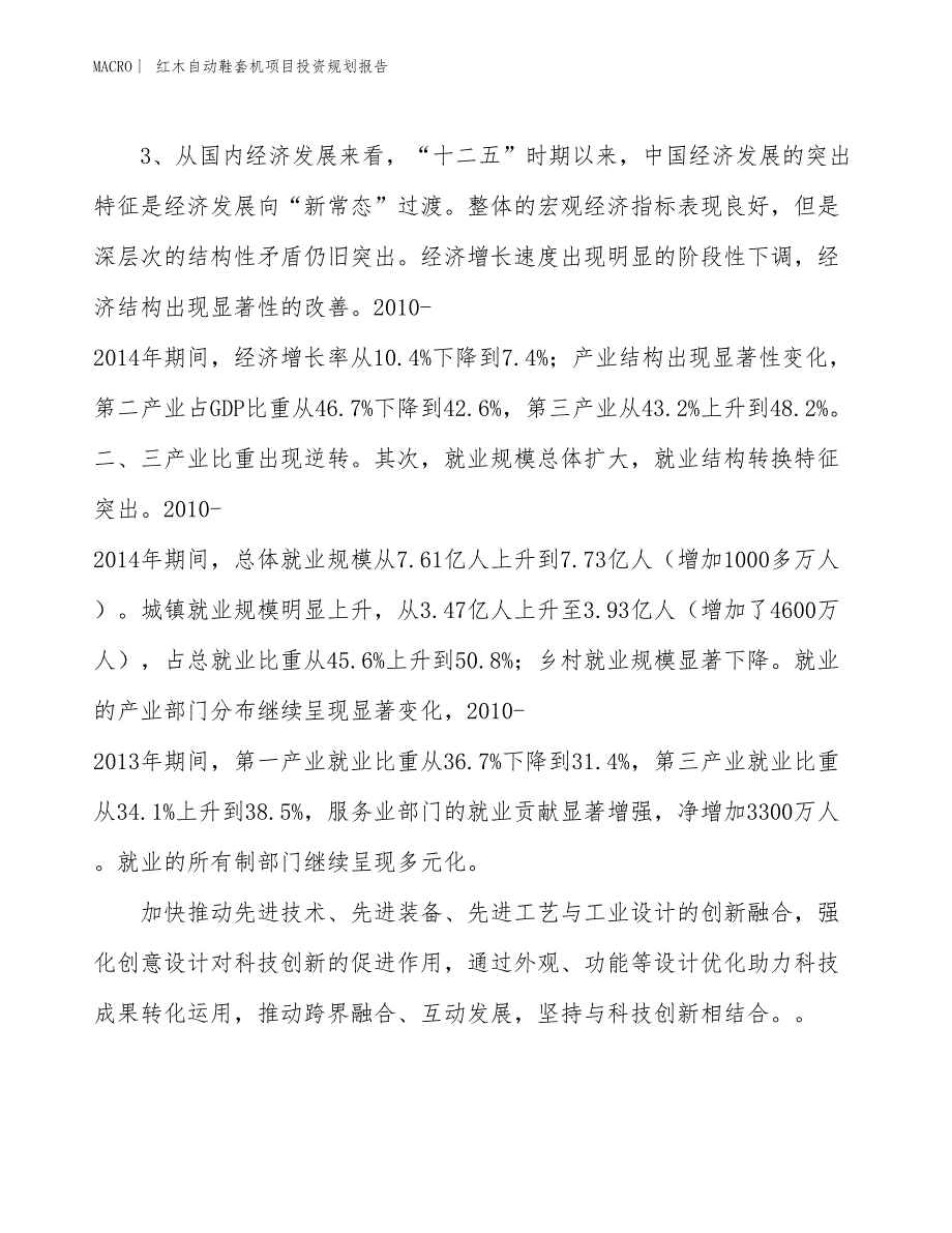 红木自动鞋套机项目投资规划报告_第4页