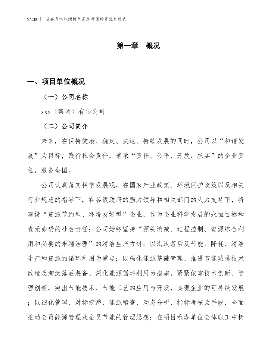 超高真空陀螺排气系统项目投资规划报告_第1页