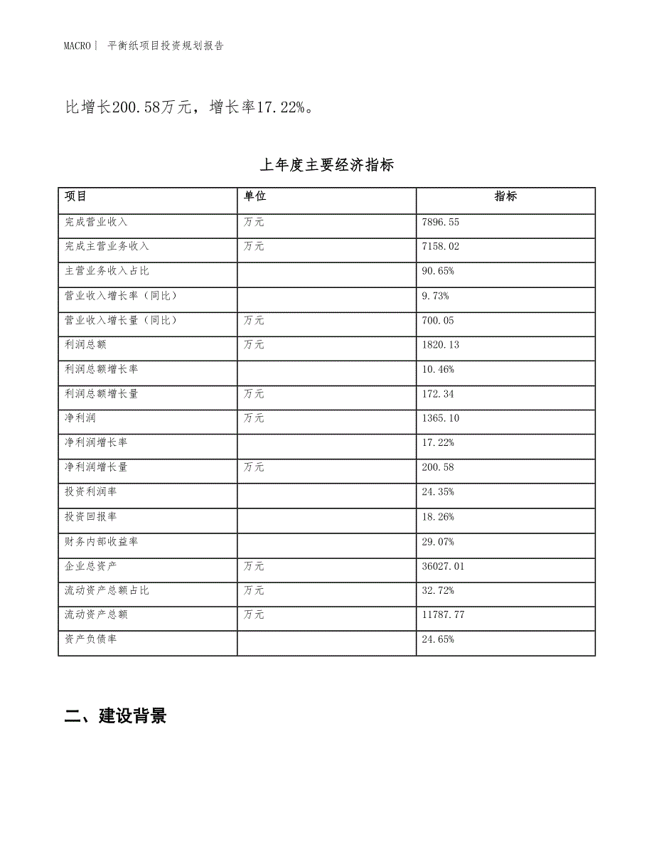 平衡纸项目投资规划报告_第2页