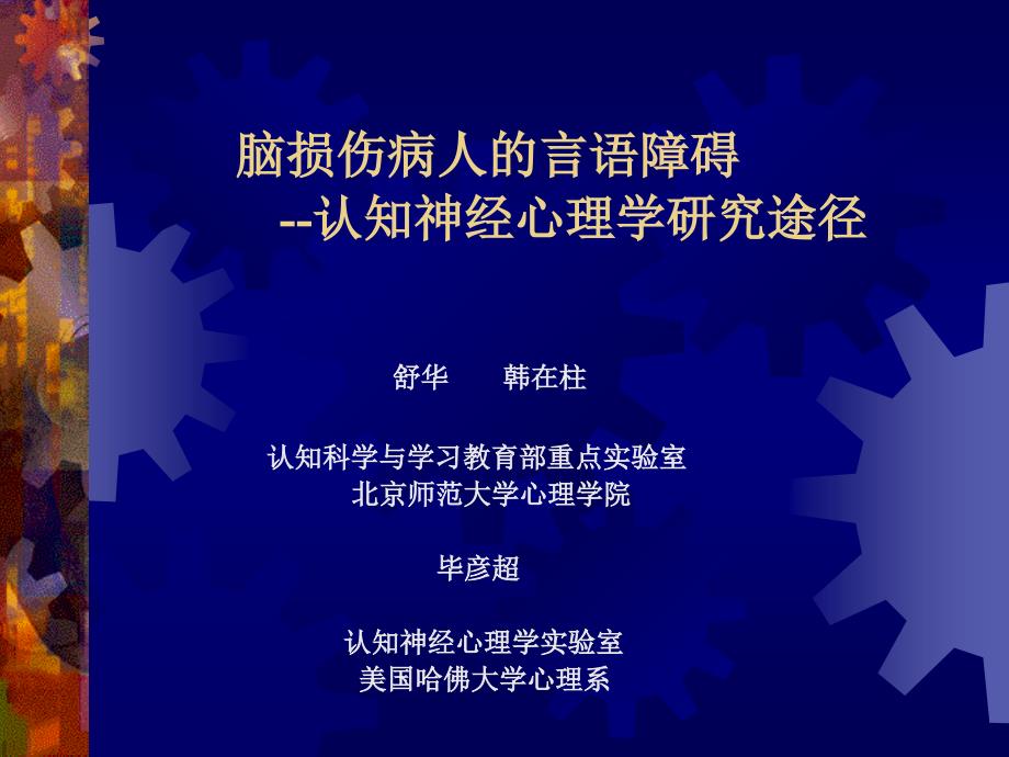 脑损伤病人的言语障碍-2004_第1页