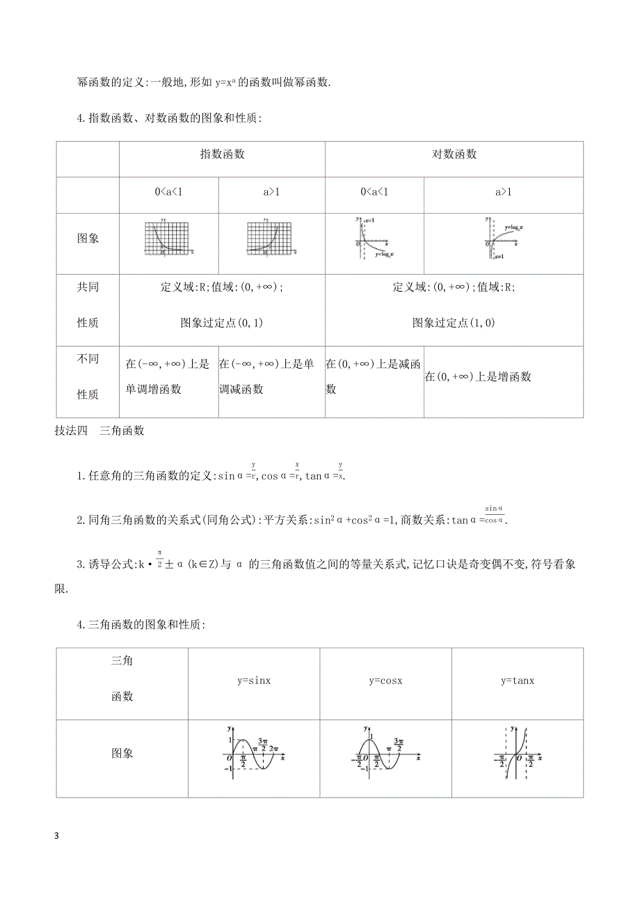 江苏省2019高考数学二轮复习考前冲刺必备一主干知识回扣学案 有答案_第3页