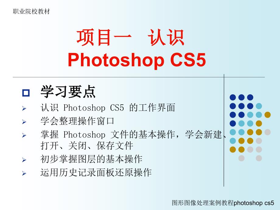 教学课件项目一_第1页