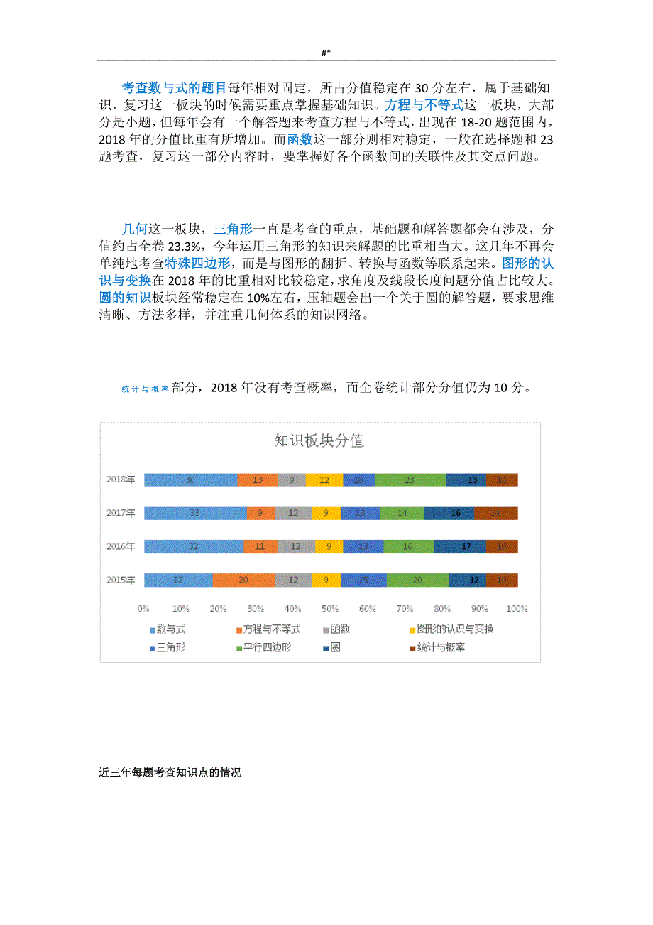 20-18年度广东中考-数学分析_第2页