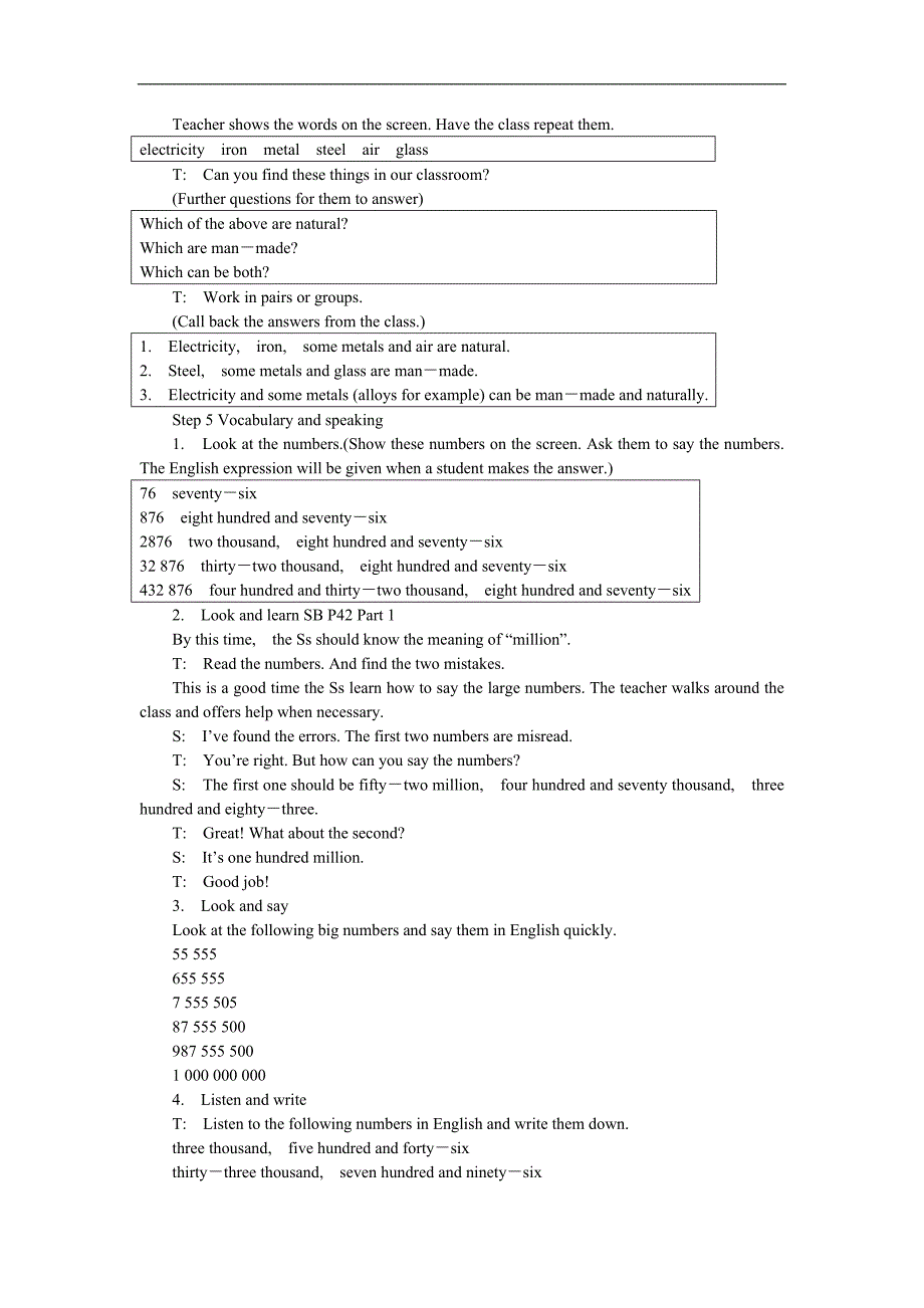 高中英语新课标外研版必修1教案（Module 5 1st period） _第4页