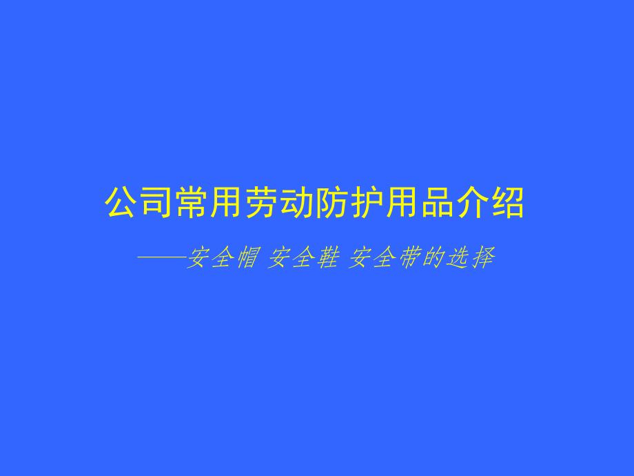 个人劳动保护用品的使用和维护学习资料_第2页