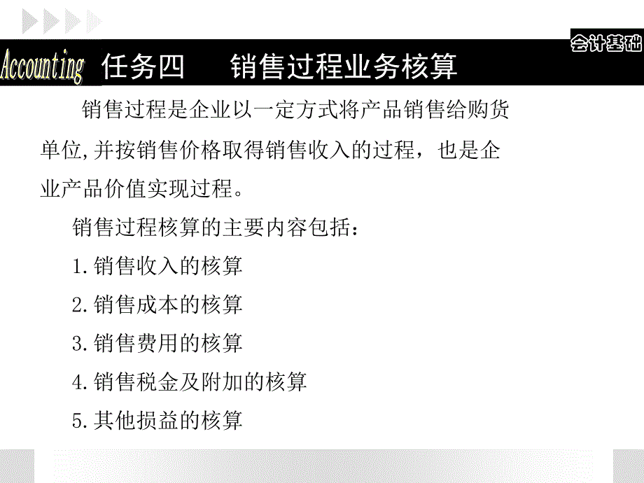 教学课件-项目4-4-销售过程业务及其他损益核算_第4页