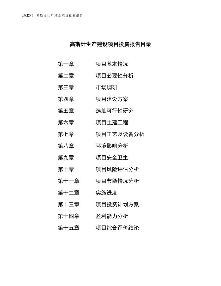 高斯计生产建设项目投资报告_第4页