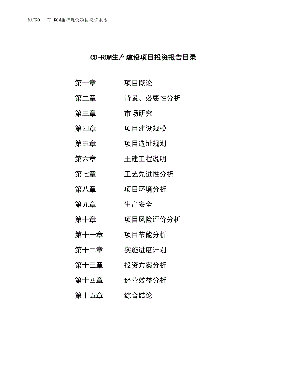 CD-ROM生产建设项目投资报告_第3页