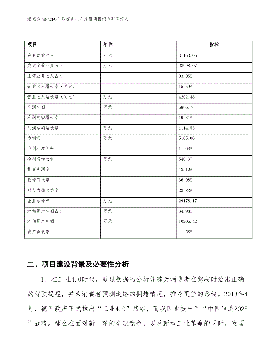 马赛克生产建设项目招商引资报告(总投资19397.12万元)_第2页