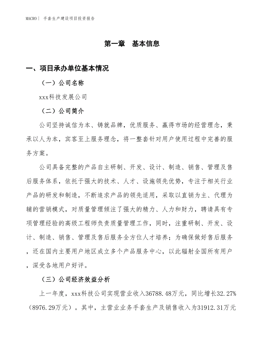 手套生产建设项目投资报告_第4页