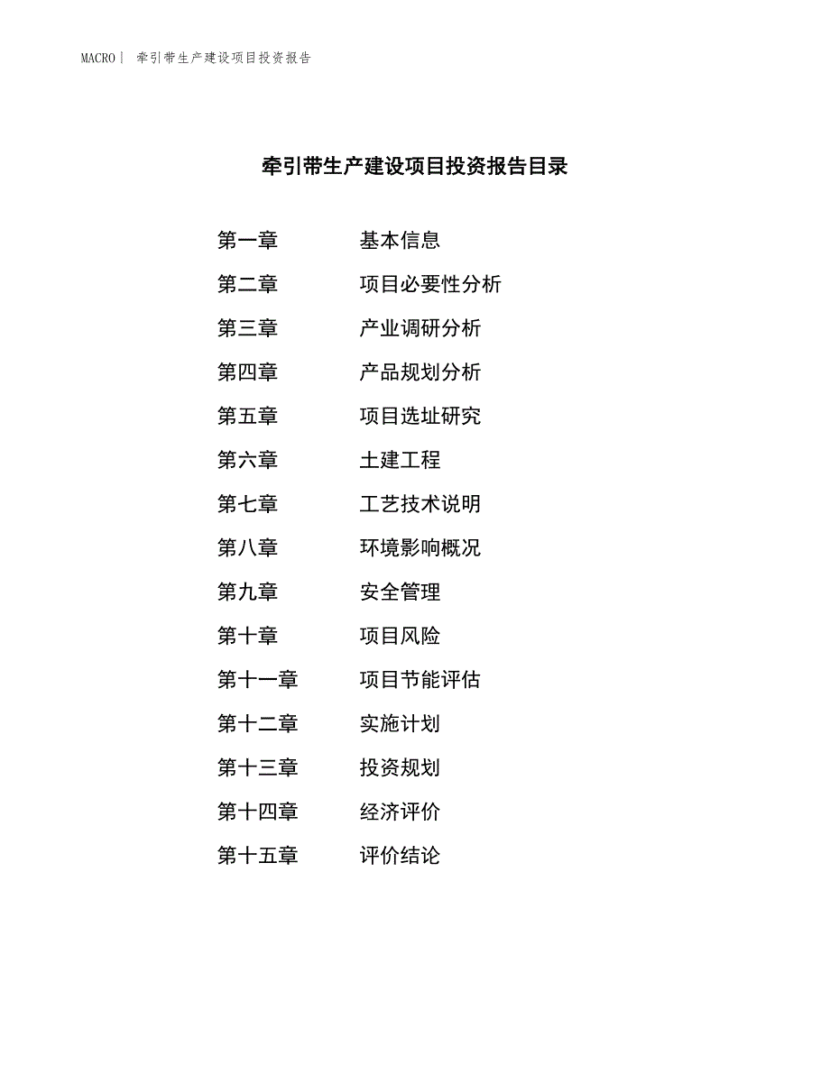 牵引带生产建设项目投资报告_第3页