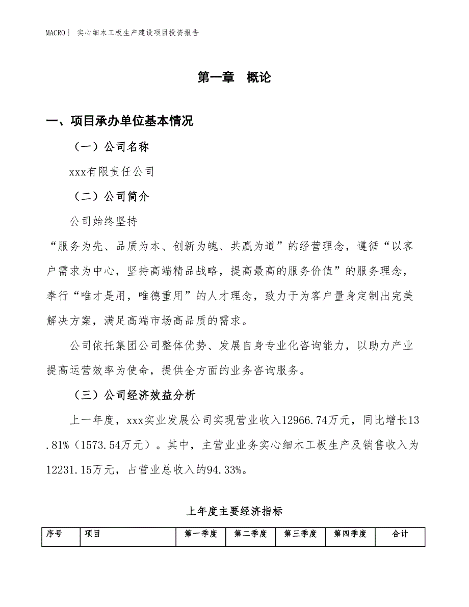 实心细木工板生产建设项目投资报告_第4页