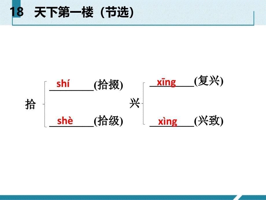 人教部编版九年级语文下册课件：18  天下第一楼（节选）_第5页