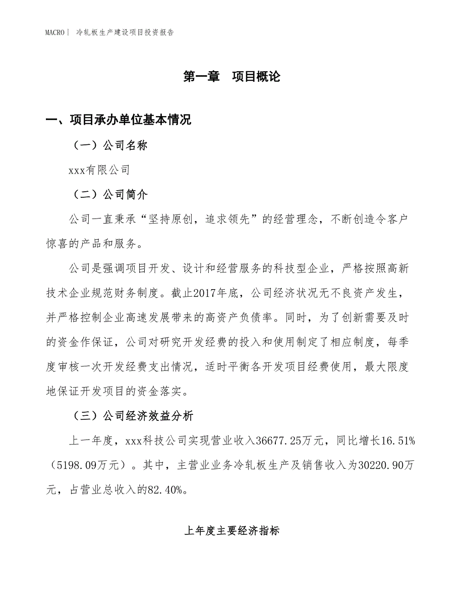 冷轧板生产建设项目投资报告_第4页