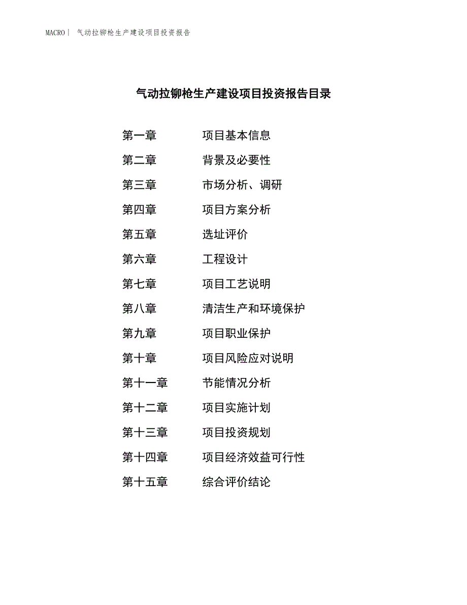 气动拉铆枪生产建设项目投资报告_第3页