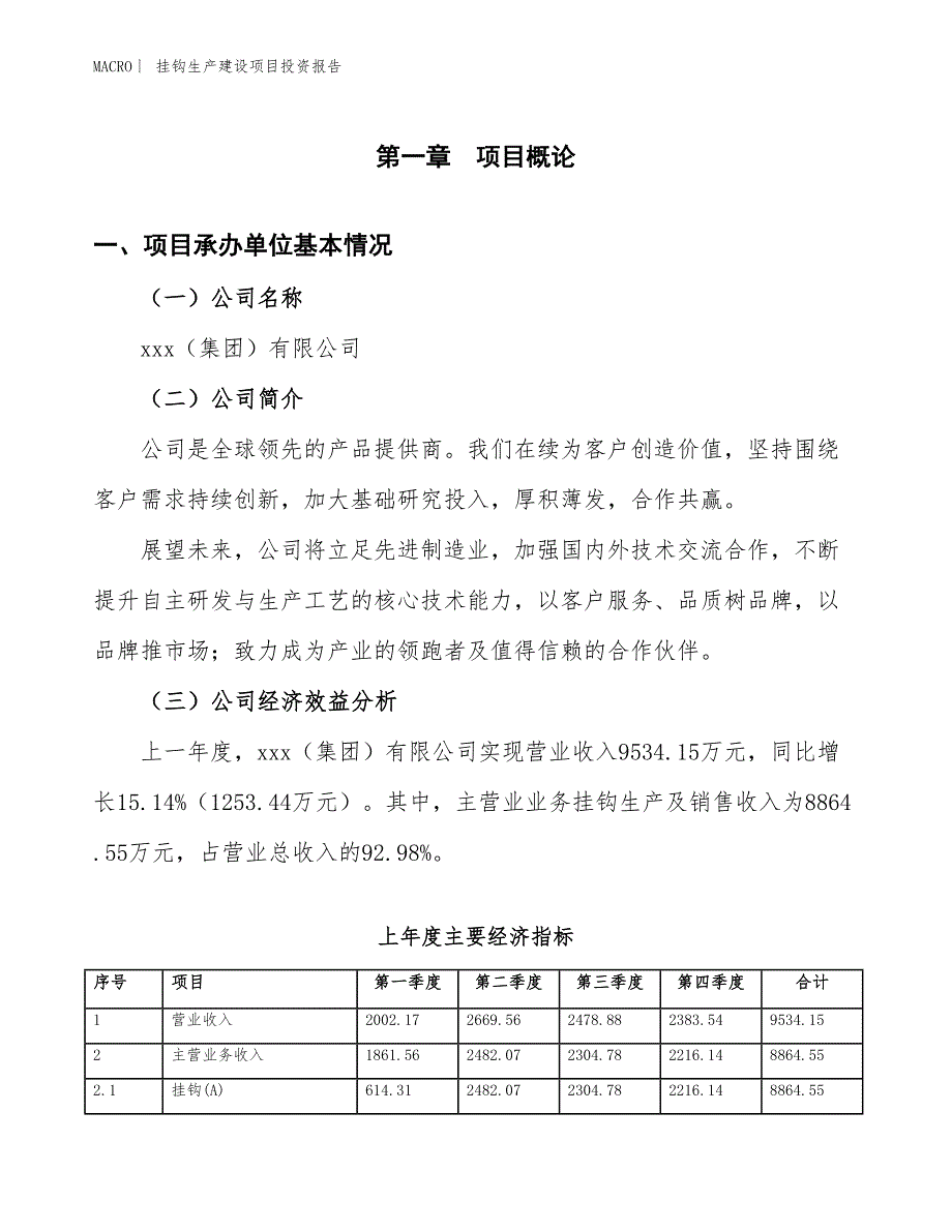 挂钩生产建设项目投资报告_第4页