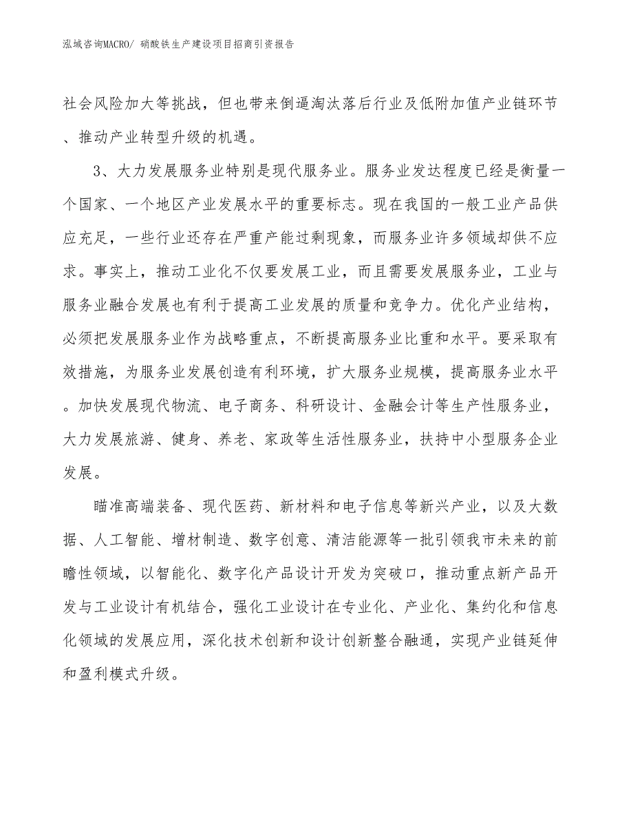 硝酸铁生产建设项目招商引资报告(总投资7396.77万元)_第4页