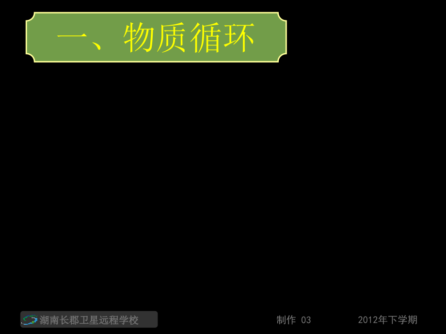 高三生物《第三讲生态系统的物质循环信息》（课件）_第2页