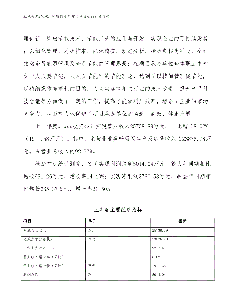 呼吸阀生产建设项目招商引资报告(总投资13685.53万元)_第2页