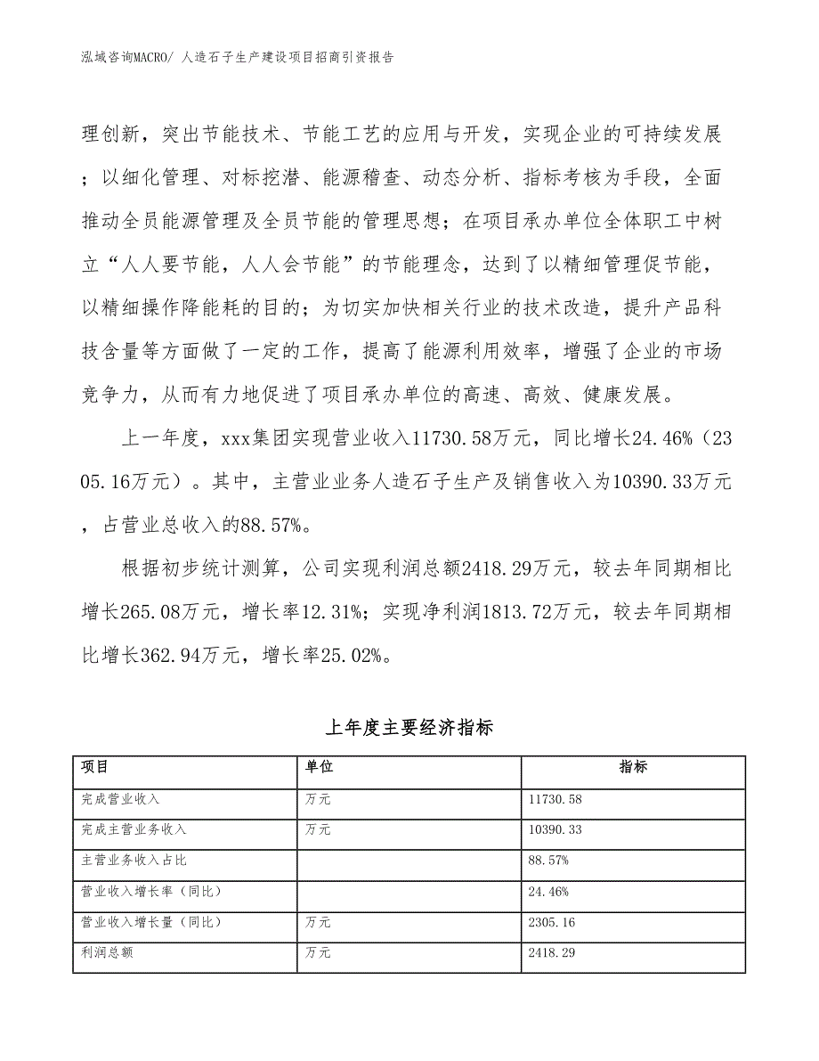 人造石子生产建设项目招商引资报告(总投资10444.28万元)_第2页