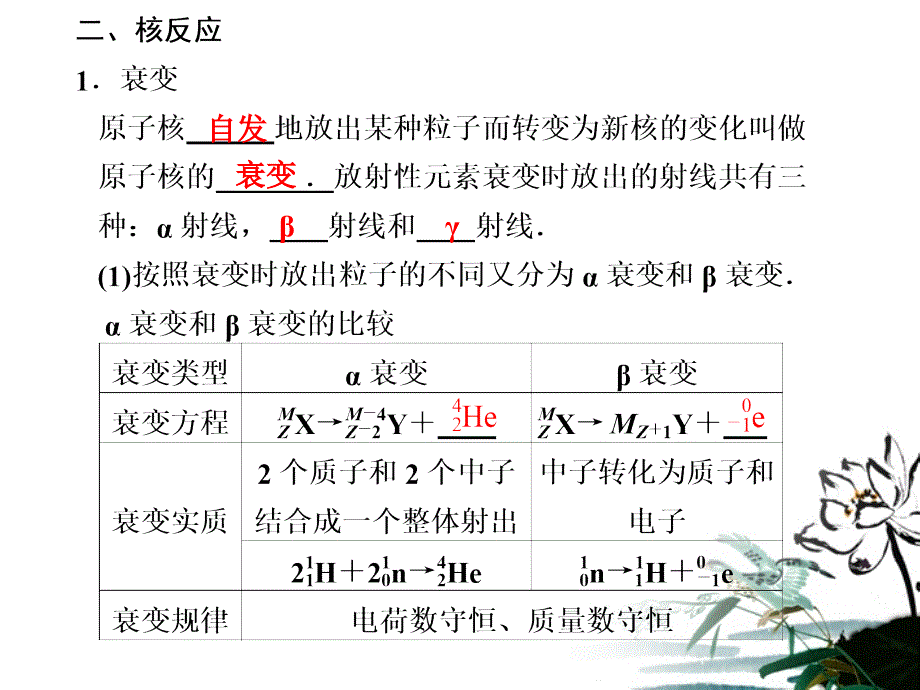 高考物理大一轮复习-13.4原子核衰变与核能课件-新人教版选修3-5_第2页