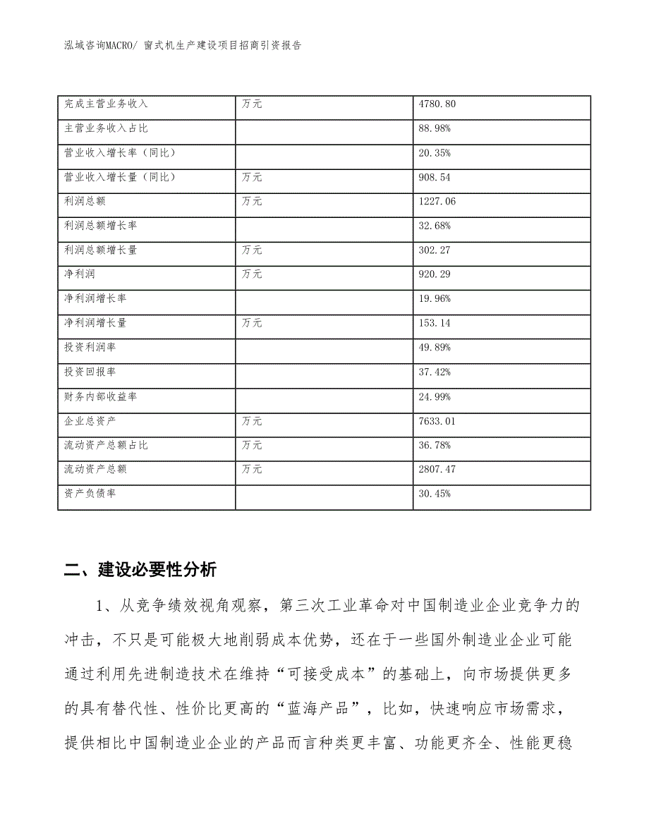 柜机生产建设项目招商引资报告(总投资10625.46万元)_第2页