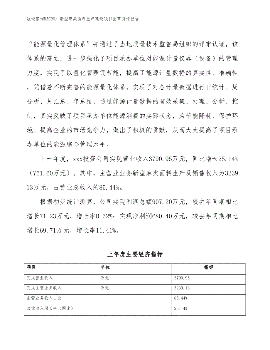 新型麻类面料生产建设项目招商引资报告(总投资2887.03万元)_第2页