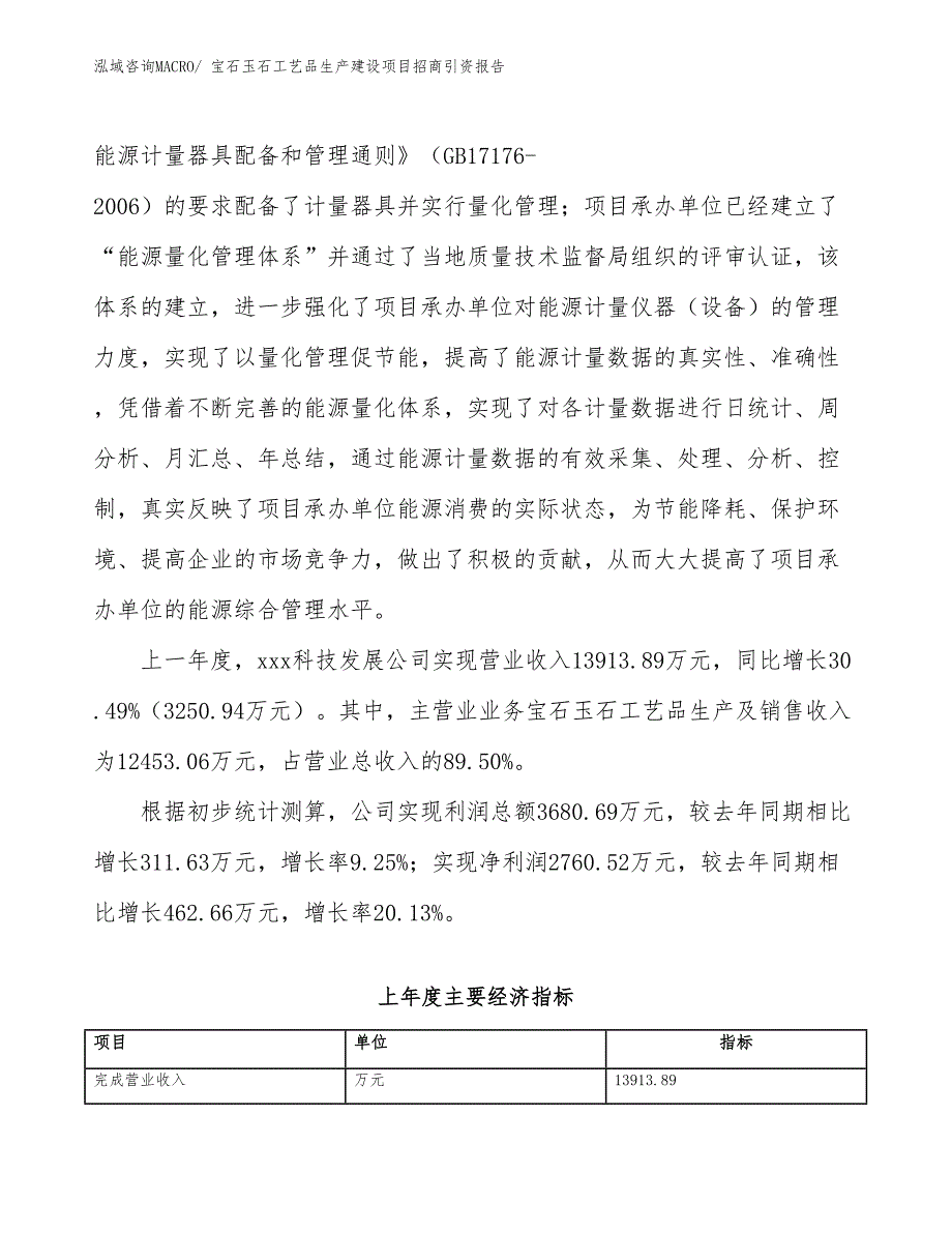 宝石玉石工艺品生产建设项目招商引资报告(总投资10555.76万元)_第2页