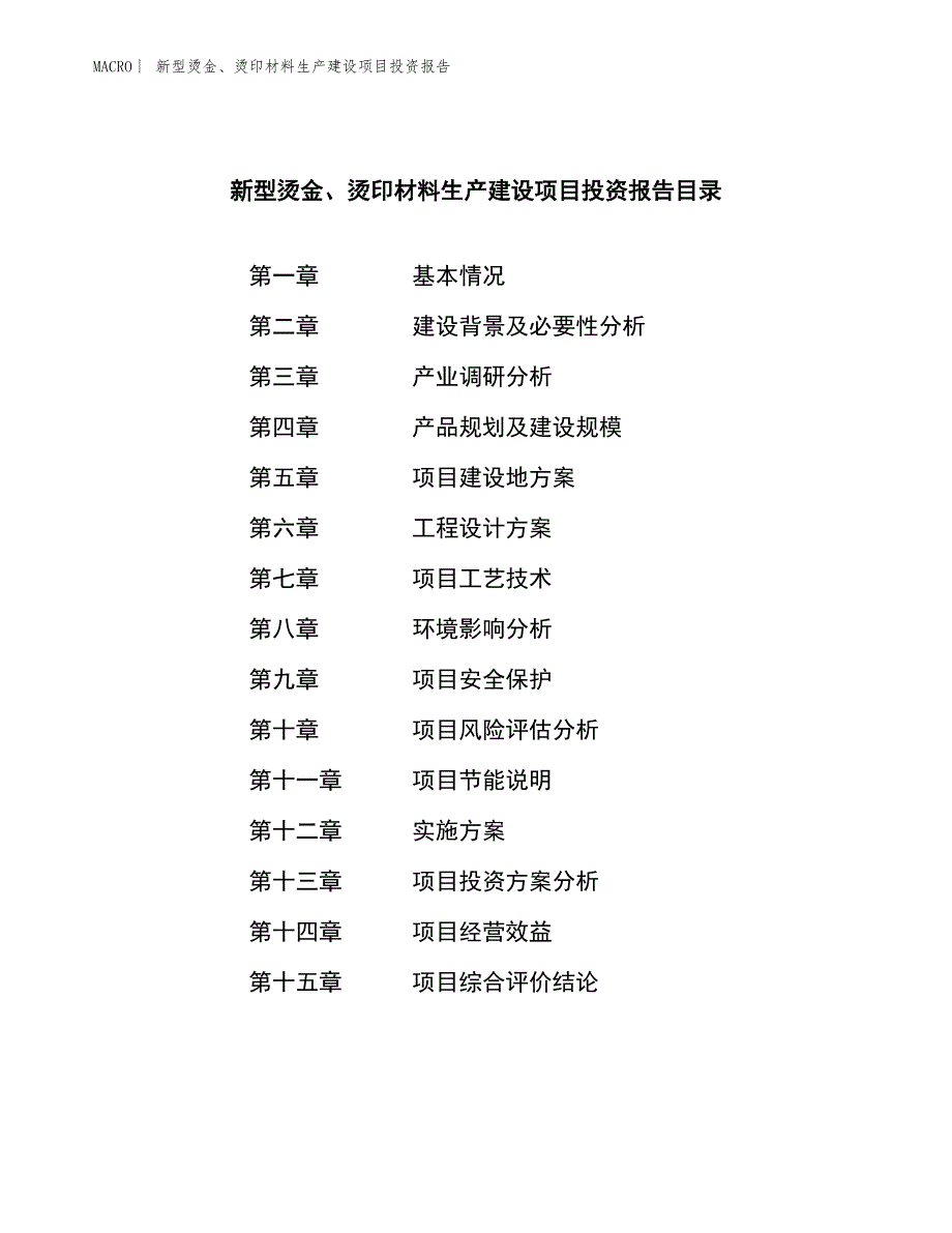 新型烫金、烫印材料生产建设项目投资报告_第3页