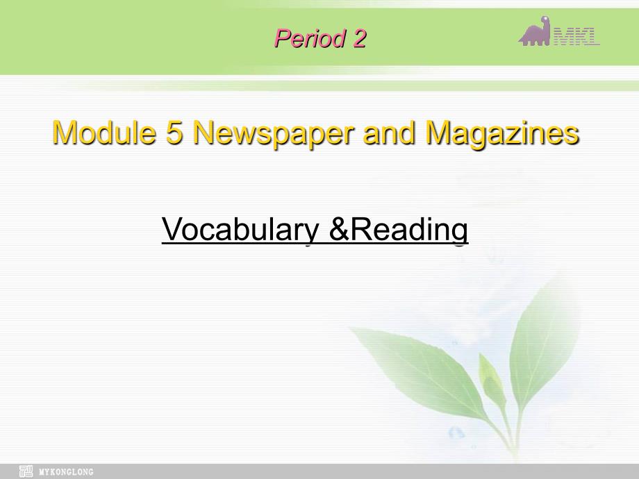 英语：Module 5 vocabulary and reading课件_第1页