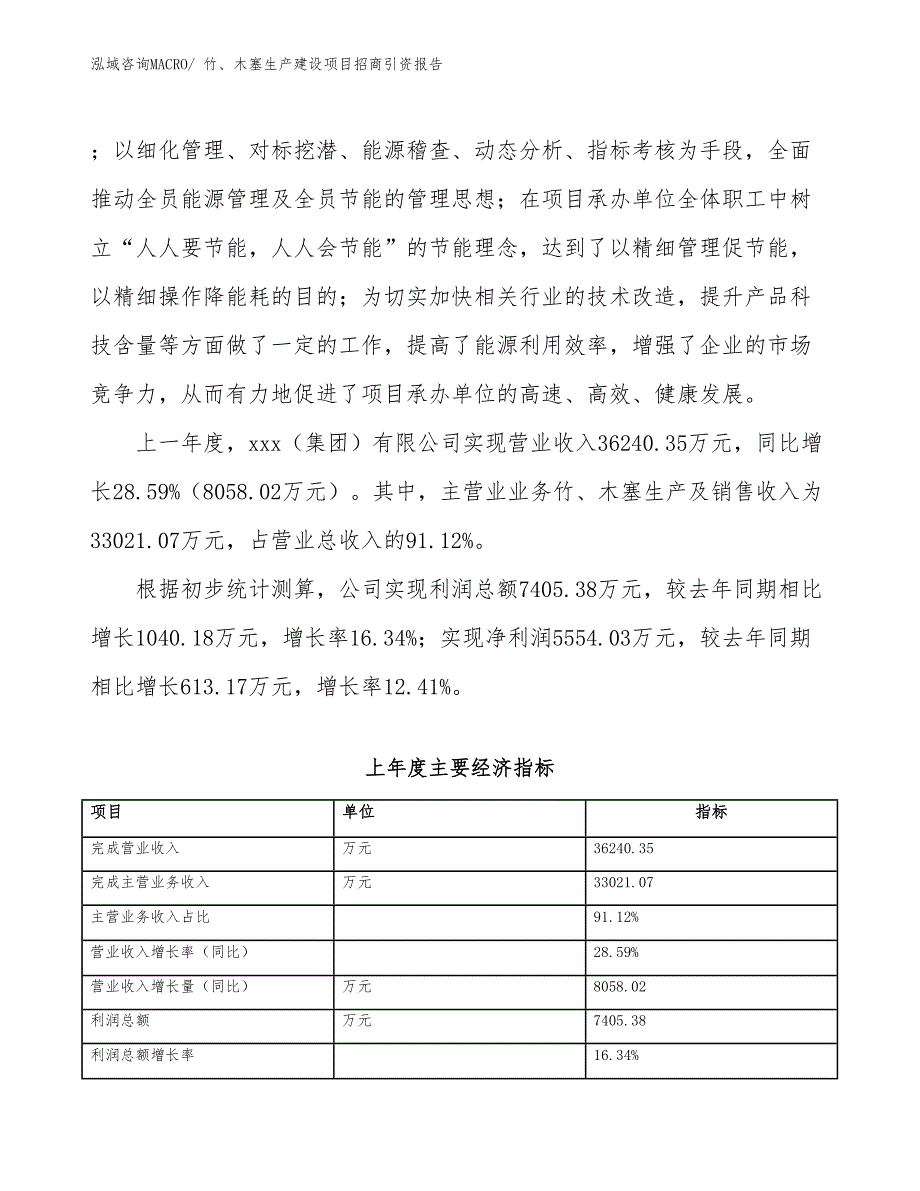 竹、木塞生产建设项目招商引资报告(总投资14685.65万元)_第2页