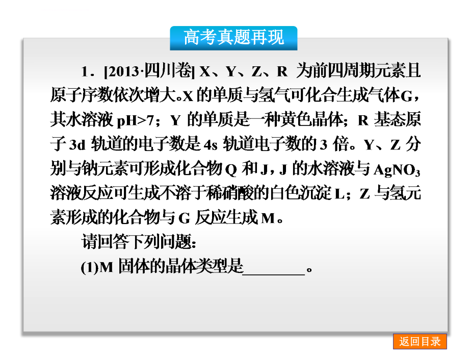 2014届高考化学二轮复习权威幻灯片(浙江专用)：专题十五-物质结构与性质_第3页