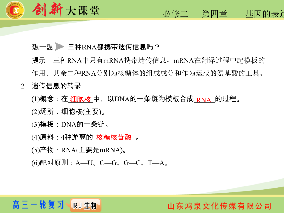 人教生物必修二第四章第1、2节课件_第3页