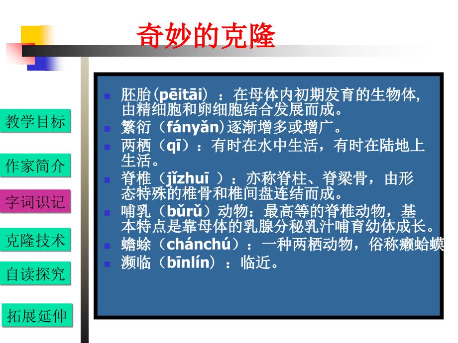 《奇妙的克隆》ppt幻灯片_第4页