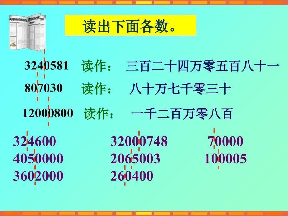 人教版四年级数学上册大数的认识整理复习课件_第5页