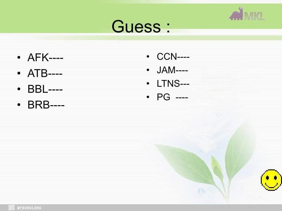 高一英语课件：Module6 Corner（外研必修1）_第5页