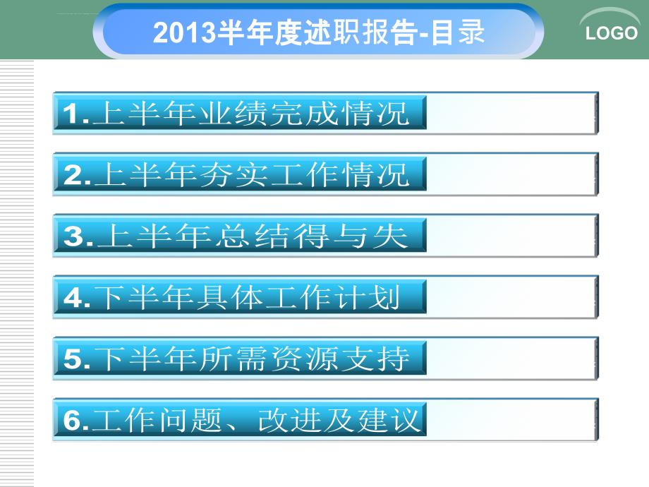 房地产开发公司成本部半年度述职报告ppt模板课件_第2页