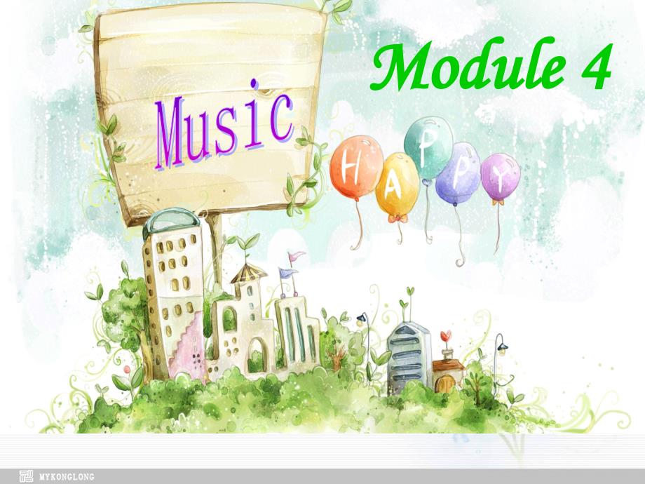 英语外研版选修6 Module 4 Music Listening_第1页