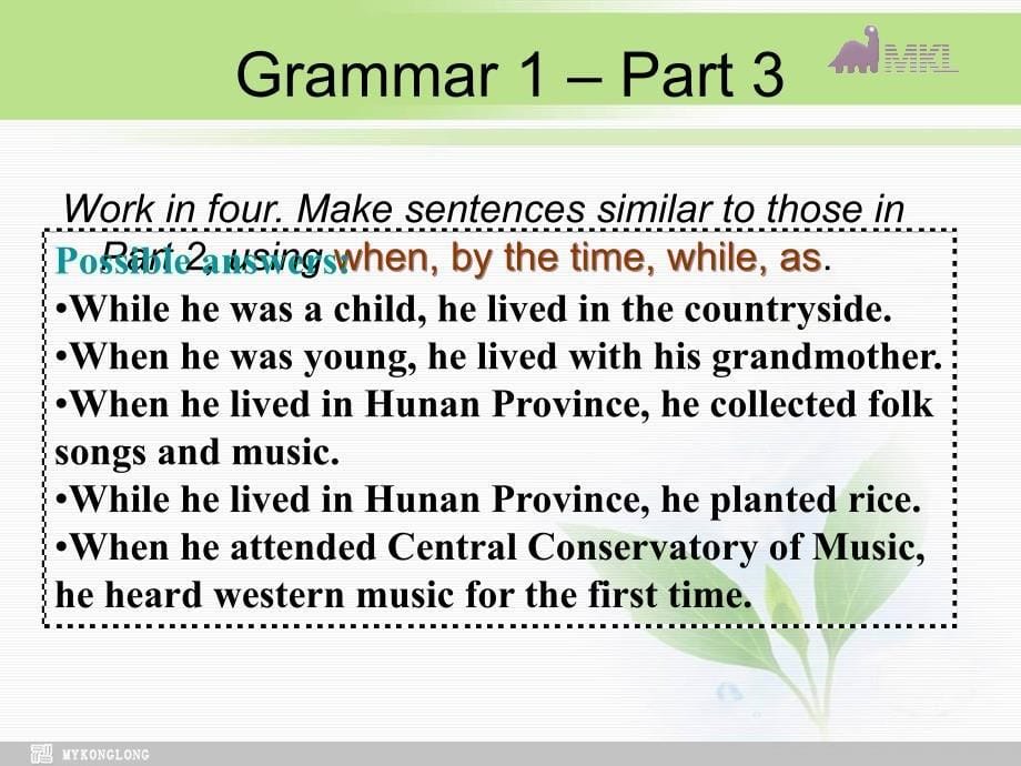 英语：Module 3 Grammar 课件 _第5页