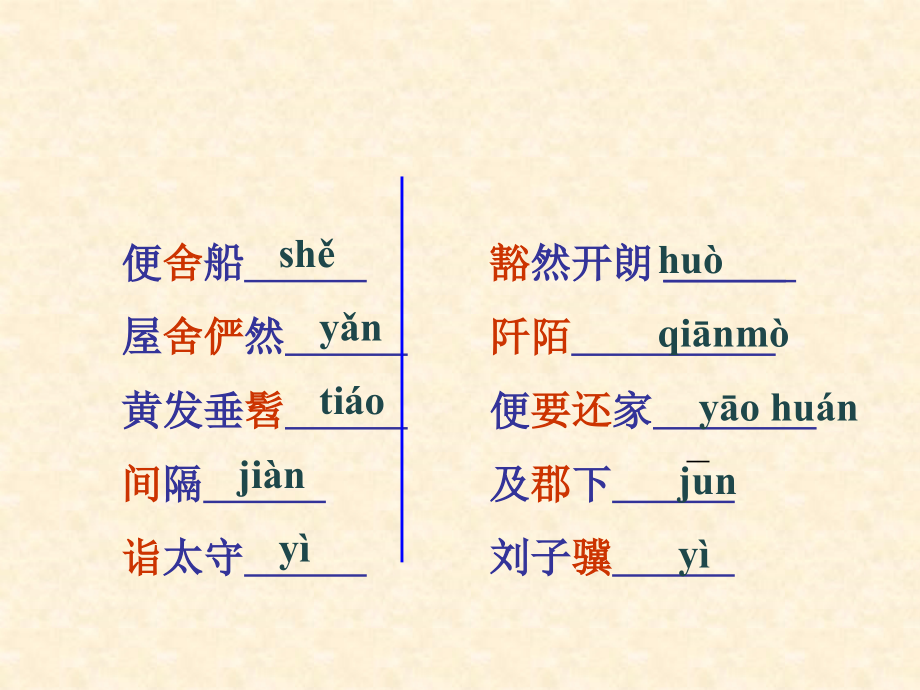 《桃花源记》ppt幻灯片-公开课_第2页