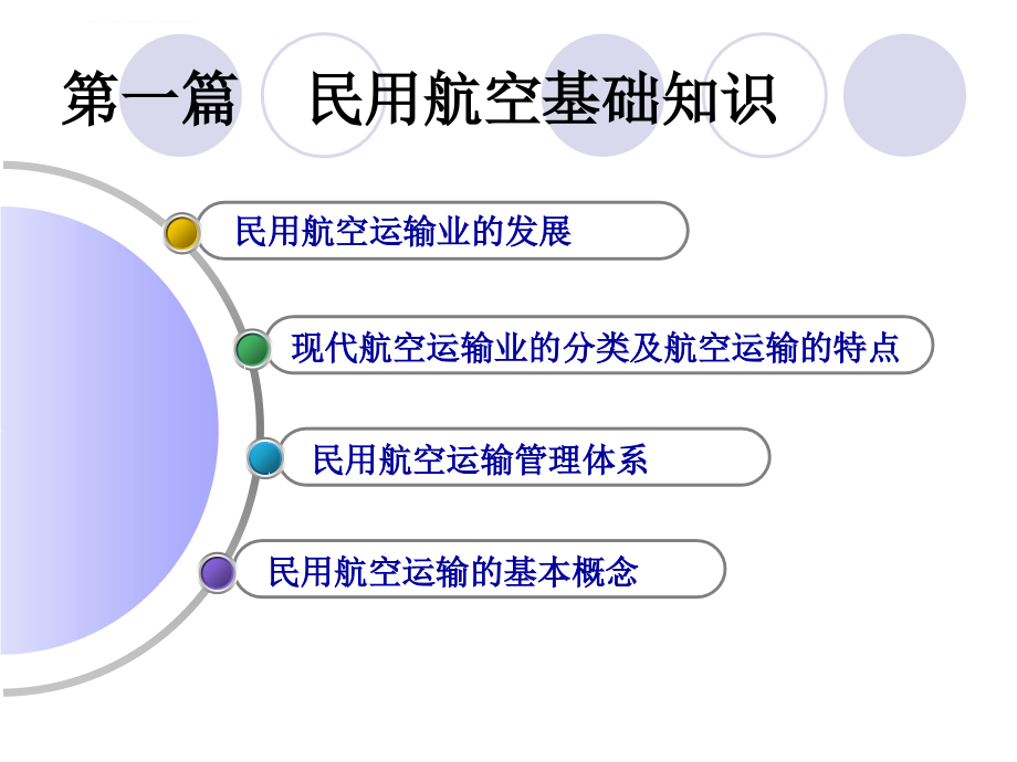 《民航旅客运输》电子幻灯片_第3页